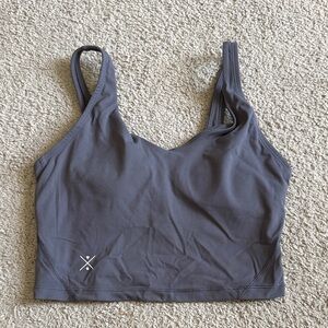 Gray Women's Sports Bra